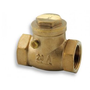 Spätná klapka dn15  1/2" ležata s klap.