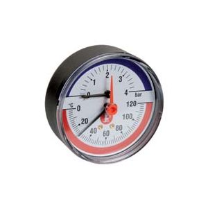 Giaco. R226 Termomano.1/2" 0-120C 0-6bar zad.