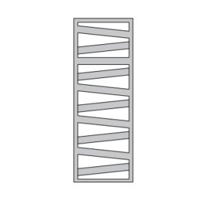 ZEHNDER KAZEANE 1700X600 mm, BIELY