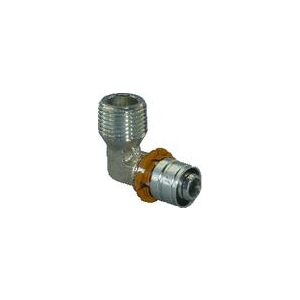 Uponor mosadzné koleno S-Press PLUS MLC 25-1" ZV