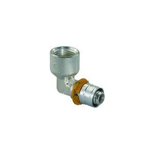 Uponor mosadzné koleno S-Press PLUS MLC 25-1" ZD