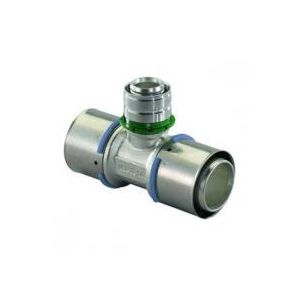 Uponor mosadzný T kus S-Press MLC 50-32-50