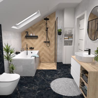 Kúpeľňa Shinestone