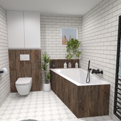 Kúpeľňa All in white