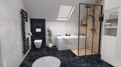 Kúpeľňa Shinestone