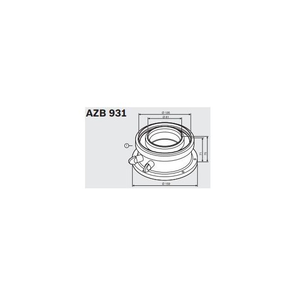 Junkers Bosch  adapter 80/125 (AZB 931)