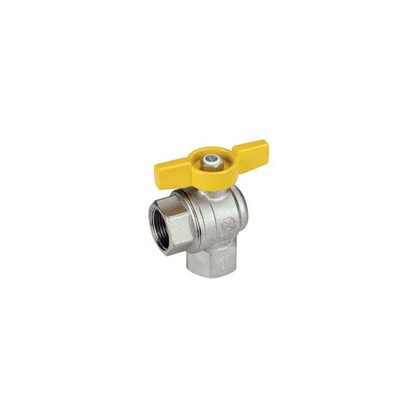 Giaco. R783   Vent.guľ.  1"FF Plyn rohový