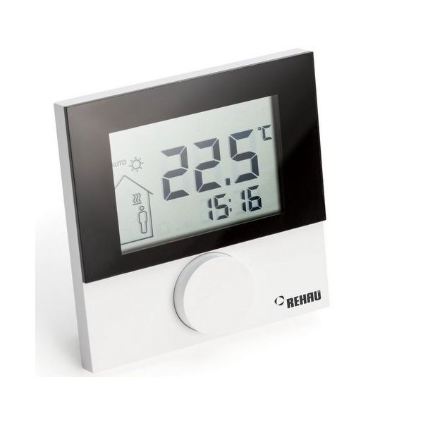 Rehau  Nea SMART 2.0 priestor.termostat drôtový,čierny