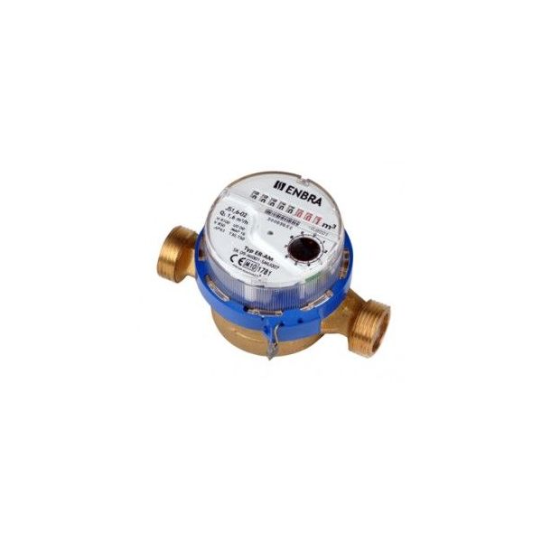Vodomer byt. ER-AM DN15 Qn 2,5  90°C  80mm ant