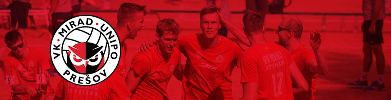 Sme hrdý generálny partner volejbalového klubu Mirad UNIPO Prešov
